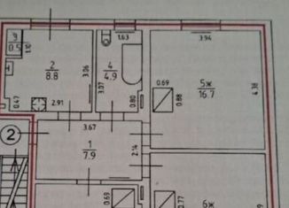 Продажа 3-ком. квартиры, 64 м2, Калининградская область, улица Гагарина, 4