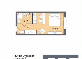 Продаю квартиру студию, 24.4 м2, Санкт-Петербург, метро Дунайская, Витебский проспект, 99к1