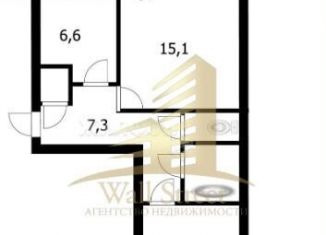 Продается 2-ком. квартира, 42.4 м2, Новосибирск, Троллейная улица, 26, Ленинский район