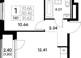 Продается 1-ком. квартира, 31.6 м2, Владимир, Тракторная улица, 43, Октябрьский район