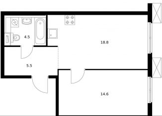 Продажа 1-комнатной квартиры, 43.4 м2, Москва, Алтуфьевский район