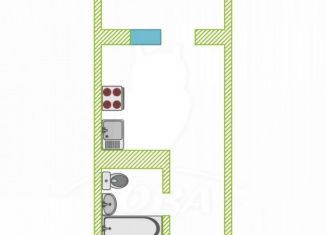 Продаю квартиру студию, 15.9 м2, Тюмень, улица Новосёлов, 117, ЖК Москва