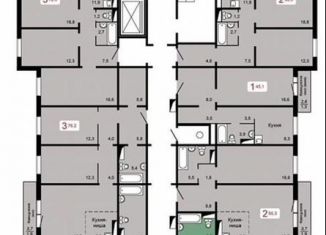 Продается 2-комнатная квартира, 61 м2, Красноярск, Кировский район