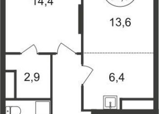 Продажа 2-ком. квартиры, 54.5 м2, Московский, ЖК Первый Московский, 11-я фаза, к4