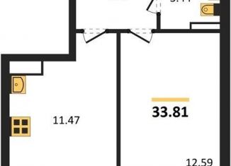 Продаю 1-комнатную квартиру, 33.8 м2, Воронеж, Коминтерновский район, Московский проспект, 66