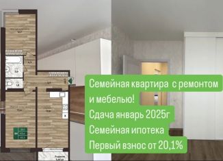 Продажа 2-ком. квартиры, 65.3 м2, Барнаул, Центральный район