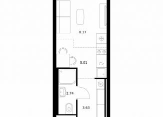 Продаю квартиру студию, 19.6 м2, Бурятия, улица Шмидта, 37А