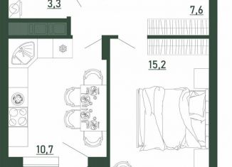 Продается 1-ком. квартира, 40 м2, Воронеж, Железнодорожный район