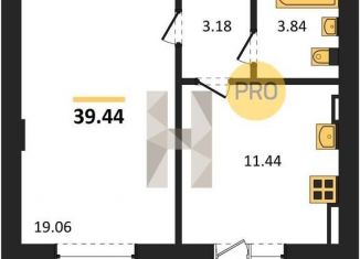 Продается 1-ком. квартира, 39.4 м2, село Александровка