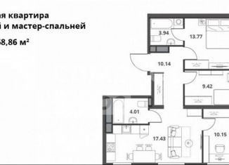 Продается трехкомнатная квартира, 69 м2, Москва, район Западное Дегунино, Дмитровское шоссе, 75/77