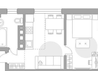 Продается 2-ком. квартира, 37.1 м2, Уфа, Советский район