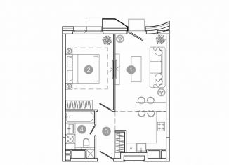 Продается двухкомнатная квартира, 45.2 м2, Москва, ВАО