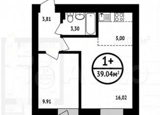 Продажа 2-ком. квартиры, 39.3 м2, Уфа, ЖК 8 Марта, улица Асхата Мирзагитова, 10