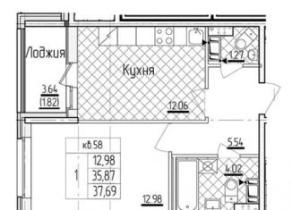 Продажа 1-комнатной квартиры, 39.5 м2, Санкт-Петербург, Адмиралтейский район, Московский проспект