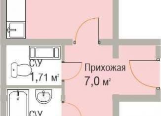 Продается 1-комнатная квартира, 43.1 м2, Нижний Новгород, ЖК Торпедо