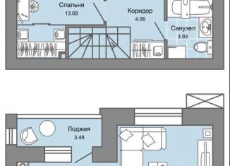 Продаю 2-комнатную квартиру, 78 м2, Ульяновск, жилой комплекс Дивный Сад, 1, ЖК Дивный Сад