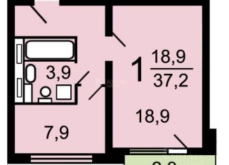 Продажа 1-комнатной квартиры, 38.2 м2, Москва, Новокосинская улица, 45, район Новокосино