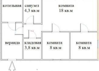 Дом на продажу, 43.8 м2, Кемерово, жилой район Кедровка, 3-я Линейная улица