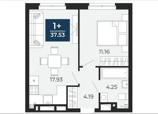 Продам 1-комнатную квартиру, 37.5 м2, Тюменская область
