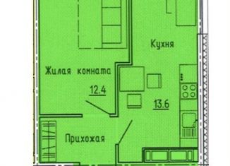 Продам 1-комнатную квартиру, 35.8 м2, хутор Красноталовский, Побочинская улица, 16