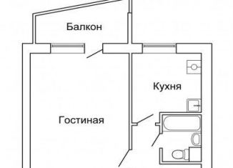 Сдаю в аренду однокомнатную квартиру, 36 м2, Москва, улица Корнейчука, район Бибирево