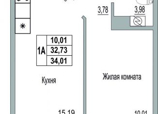Продажа однокомнатной квартиры, 34 м2, Псковская область, Линейная улица, 85