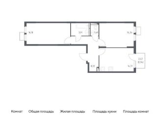 Продается 2-ком. квартира, 59.8 м2, Москва, проезд Воскресенские Ворота, метро Охотный Ряд