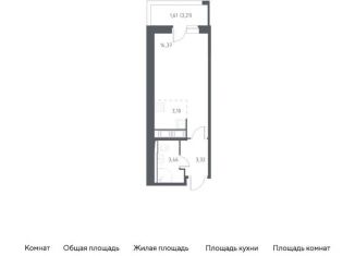 Продажа квартиры студии, 25.9 м2, посёлок Песочный