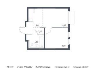 Продается 1-ком. квартира, 32.9 м2, Московская область