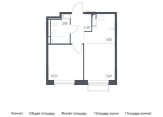 Продам двухкомнатную квартиру, 34.2 м2, Москва, проезд Воскресенские Ворота, метро Охотный Ряд