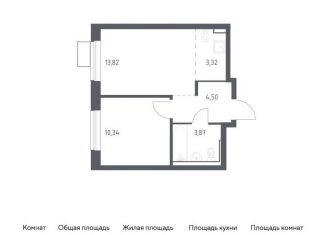 Продаю двухкомнатную квартиру, 35.9 м2, посёлок Жилино-1, ЖК Егорово Парк, жилой комплекс Егорово Парк, к3.1