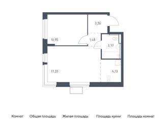 Продажа 1-комнатной квартиры, 40.8 м2, посёлок Жилино-1, жилой комплекс Егорово Парк, к3.2