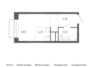 Продам квартиру студию, 19.5 м2, Балашиха, жилой квартал Новоград Павлино, к6