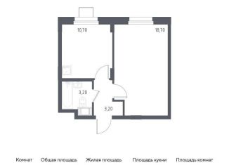 Продам однокомнатную квартиру, 35.8 м2, Московская область, жилой комплекс Люберцы 2020, к70