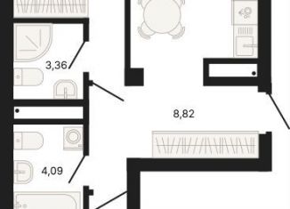 Продаю двухкомнатную квартиру, 64.3 м2, Екатеринбург, Кировский район, улица Владимира Высоцкого, 7/4