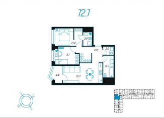 Продам 2-комнатную квартиру, 72.7 м2, Тула, улица Михеева, 9, Центральный территориальный округ