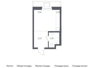 Продаю квартиру студию, 21.7 м2, Московская область, жилой комплекс Люберцы 2020, к70