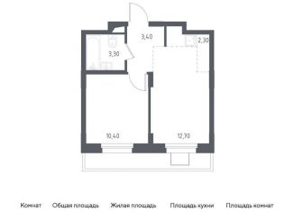 Продаю 1-комнатную квартиру, 32.1 м2, Московская область, жилой комплекс Люберцы 2020, к70