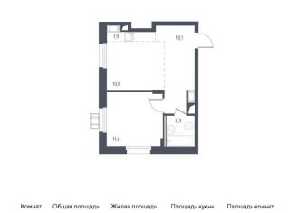 Продажа 1-комнатной квартиры, 37.7 м2, Московская область, жилой комплекс Люберцы 2020, к67