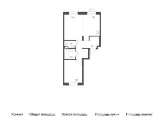 2-комнатная квартира на продажу, 51.7 м2, Люберцы, жилой комплекс Люберцы 2020, к67