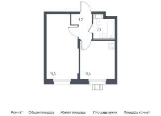 Продается 1-комнатная квартира, 32.3 м2, Люберцы, жилой комплекс Люберцы 2020, к67