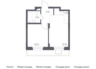 Продажа 1-ком. квартиры, 32.1 м2, Люберцы, жилой комплекс Люберцы 2020, к70