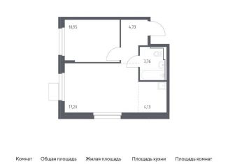 Продам 2-комнатную квартиру, 40.8 м2, Московская область, квартал Ивакино, 2к1