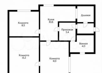 Продаю дом, 54.7 м2, Краснодар, улица Костылева, 186, улица Костылева