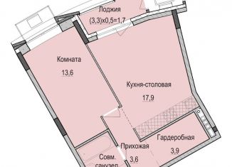 Продам однокомнатную квартиру, 43 м2, Татарстан