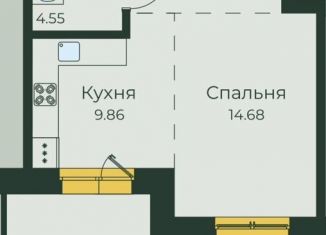 Продажа 1-ком. квартиры, 40.3 м2, Иркутская область, улица Пискунова, 132
