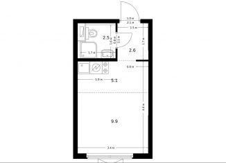 Квартира на продажу студия, 20.1 м2, Москва, ЖК Большая Академическая 85, жилой комплекс Большая Академическая 85, к3.6