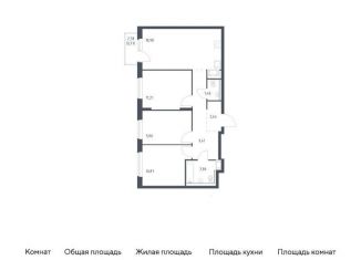 Продается 3-комнатная квартира, 69 м2, Виллозское городское поселение