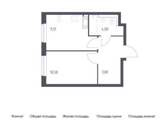 Продажа 1-комнатной квартиры, 31.3 м2, Ленинградская область