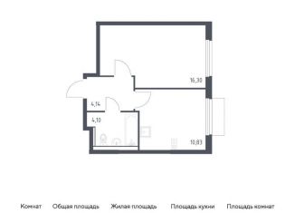 Продаю однокомнатную квартиру, 35.4 м2, Московская область